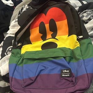Rainbow Mickey Backpack - Multicolor